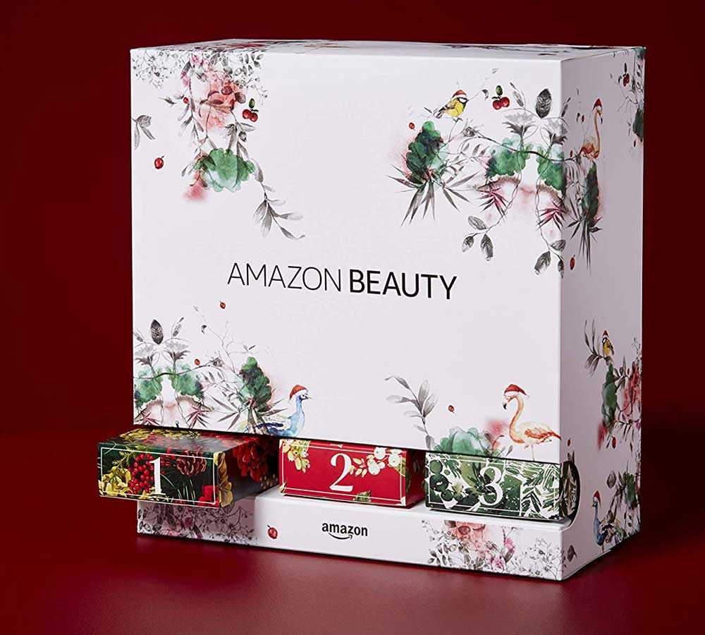 calendario dell'avvento beauty di Amazon Natale 2018